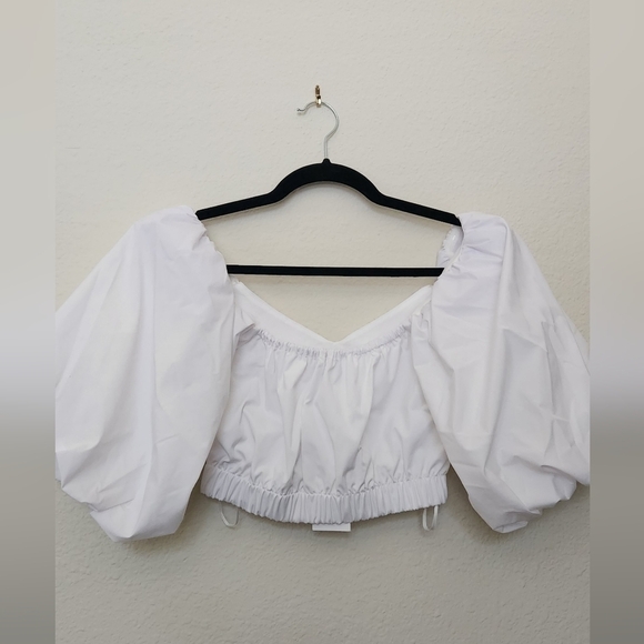 Jason Wu Cropped Sweetheart Top - Picture 9 of 12